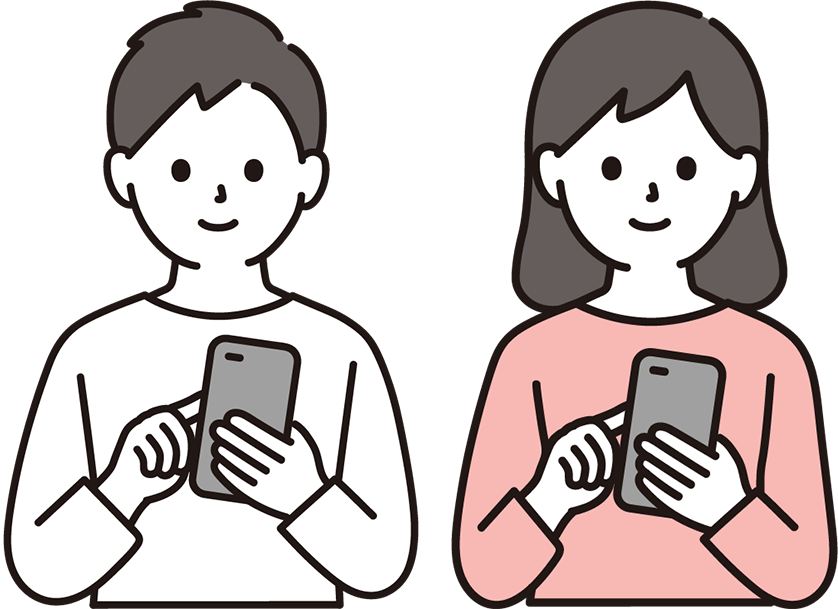 WEBから簡単仮登録イメージ